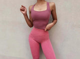 Women Seamless Push Up Sports Bra