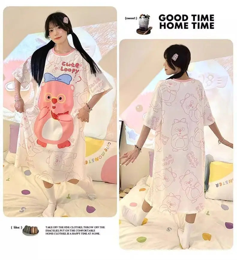 Sanrio Kuromi Cute Pajamas Cosplay Costume