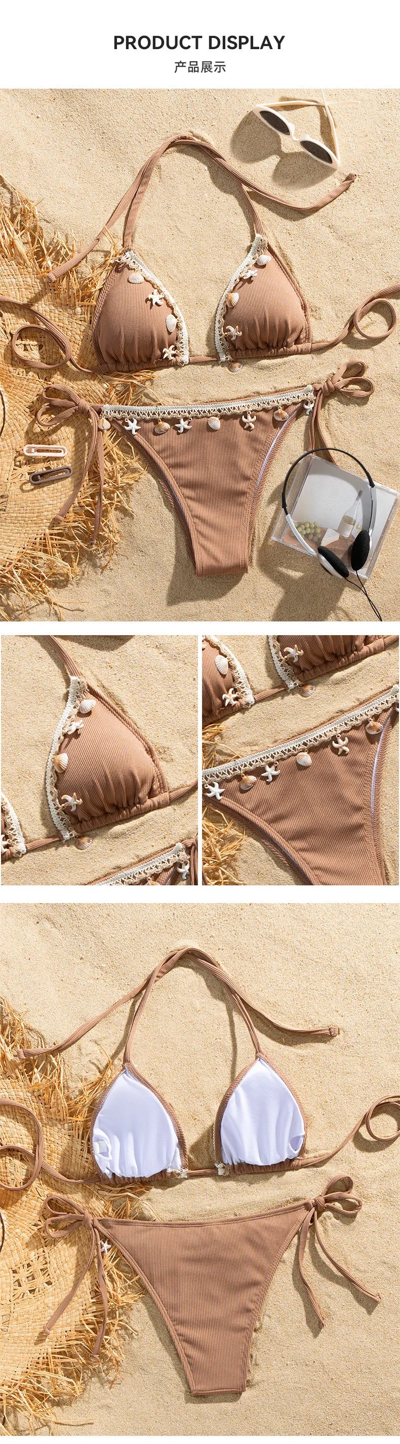 Sexy White Bikini Set
