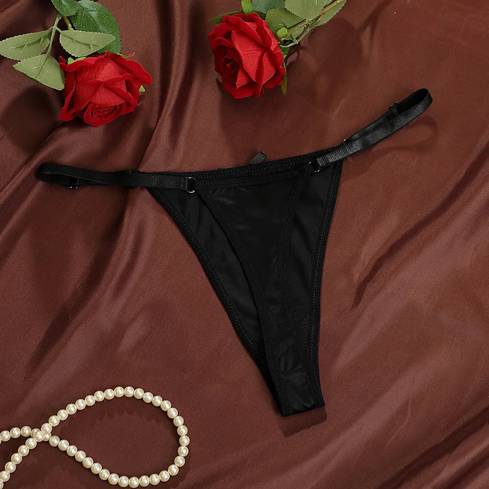 Women Adjustable Satin G-Strings