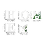 3D Home Logo Sticker