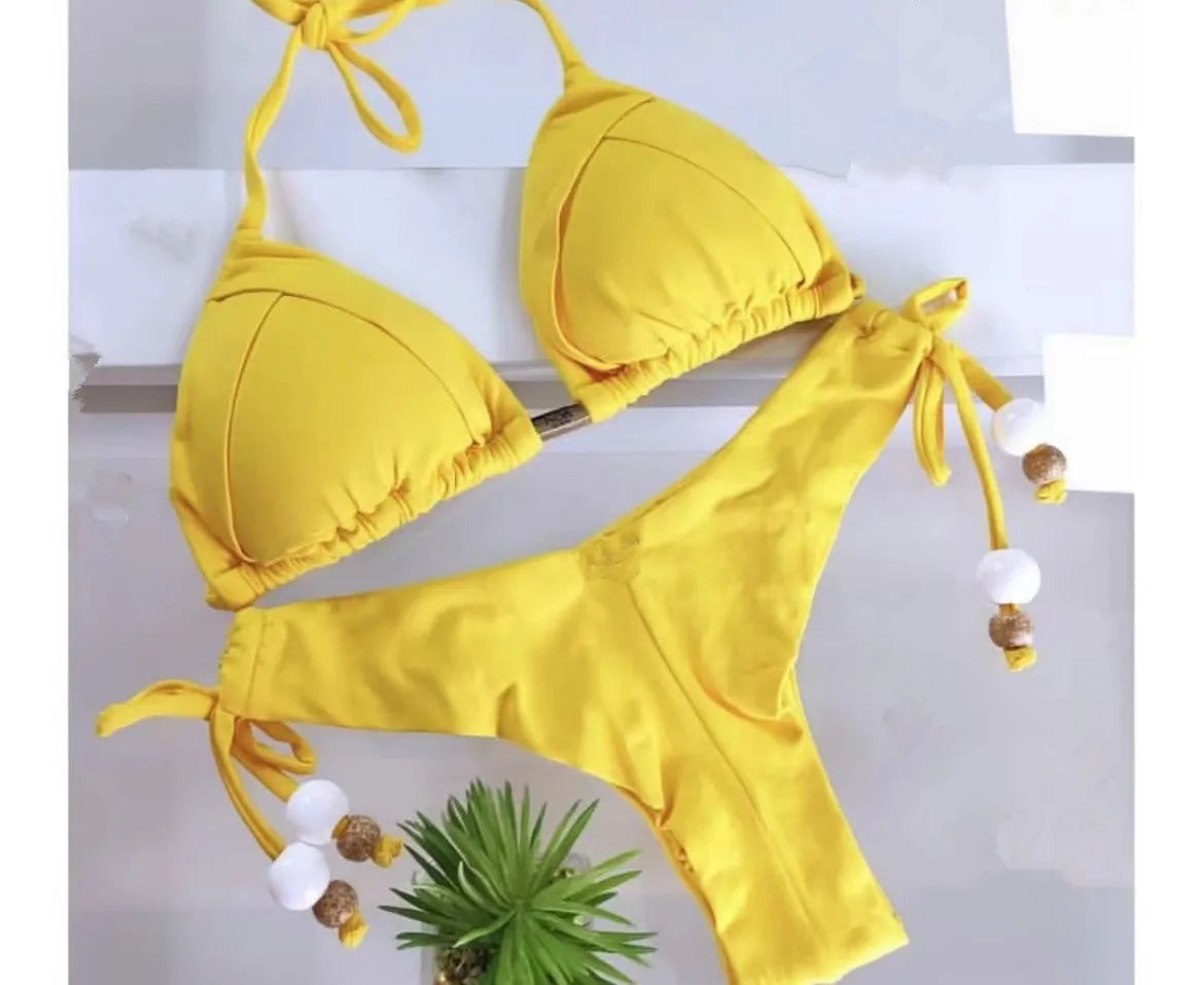 13 Color Triangle Bikini
