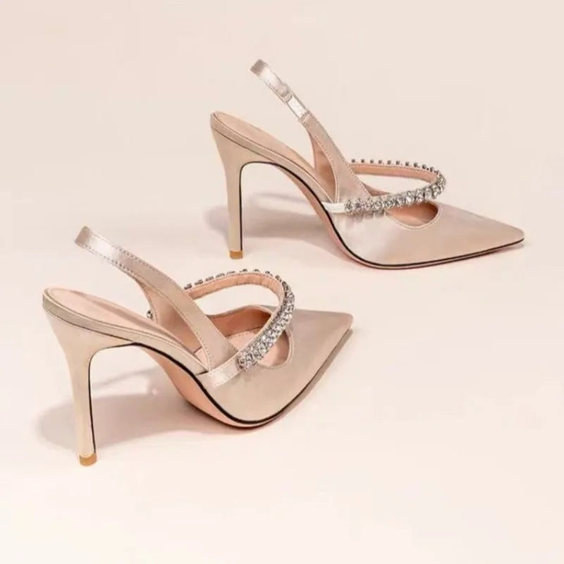 Crystal Grace Stiletto Heels