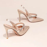 Crystal Grace Stiletto Heels