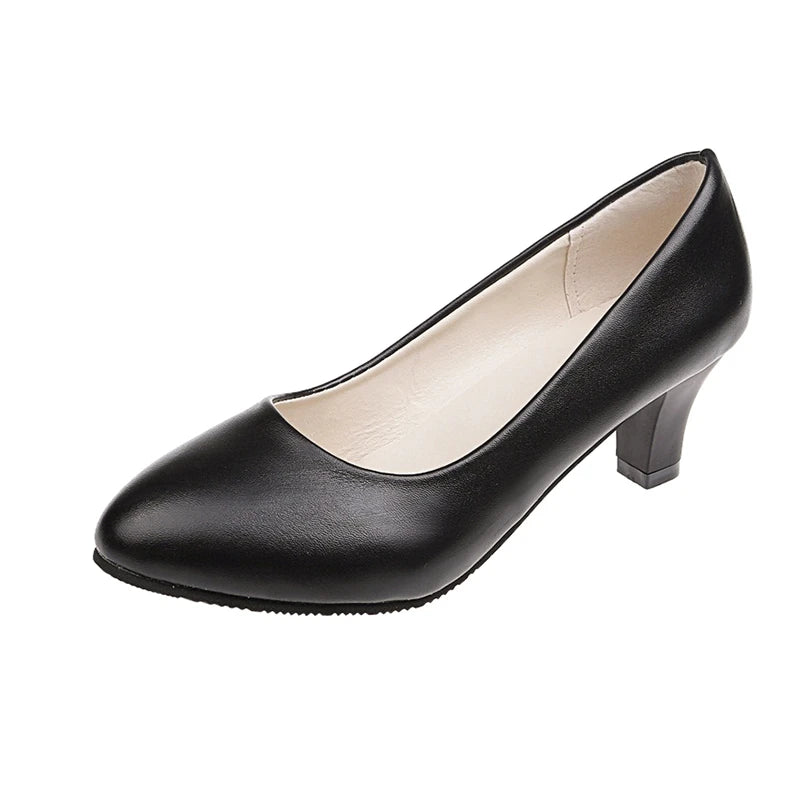 Nude Low Heel Pumps – Office & Party 2025