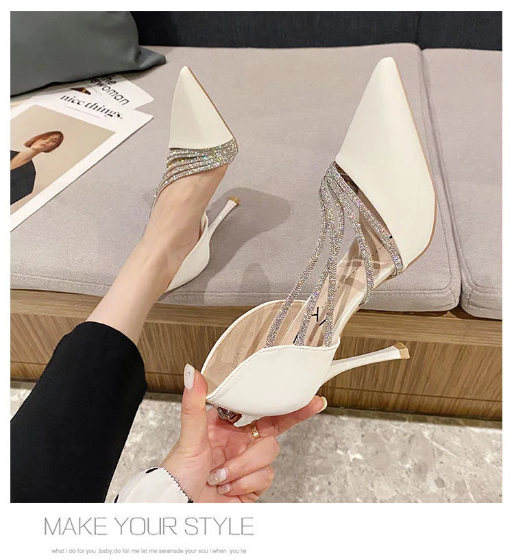 Autumn Evening Party Pumps – Nude, Black & Gold 2025