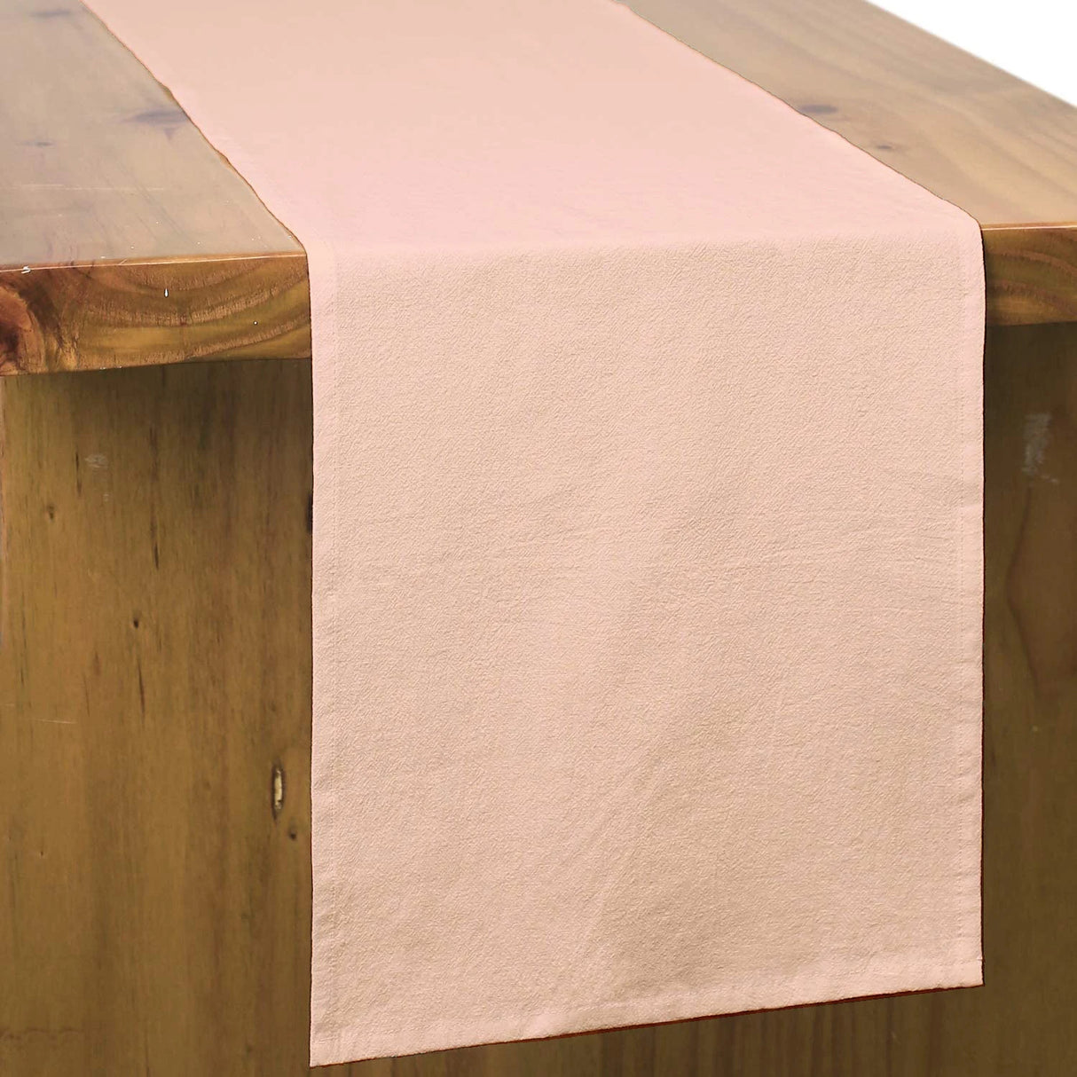 Cotton Sage Green Table Runner