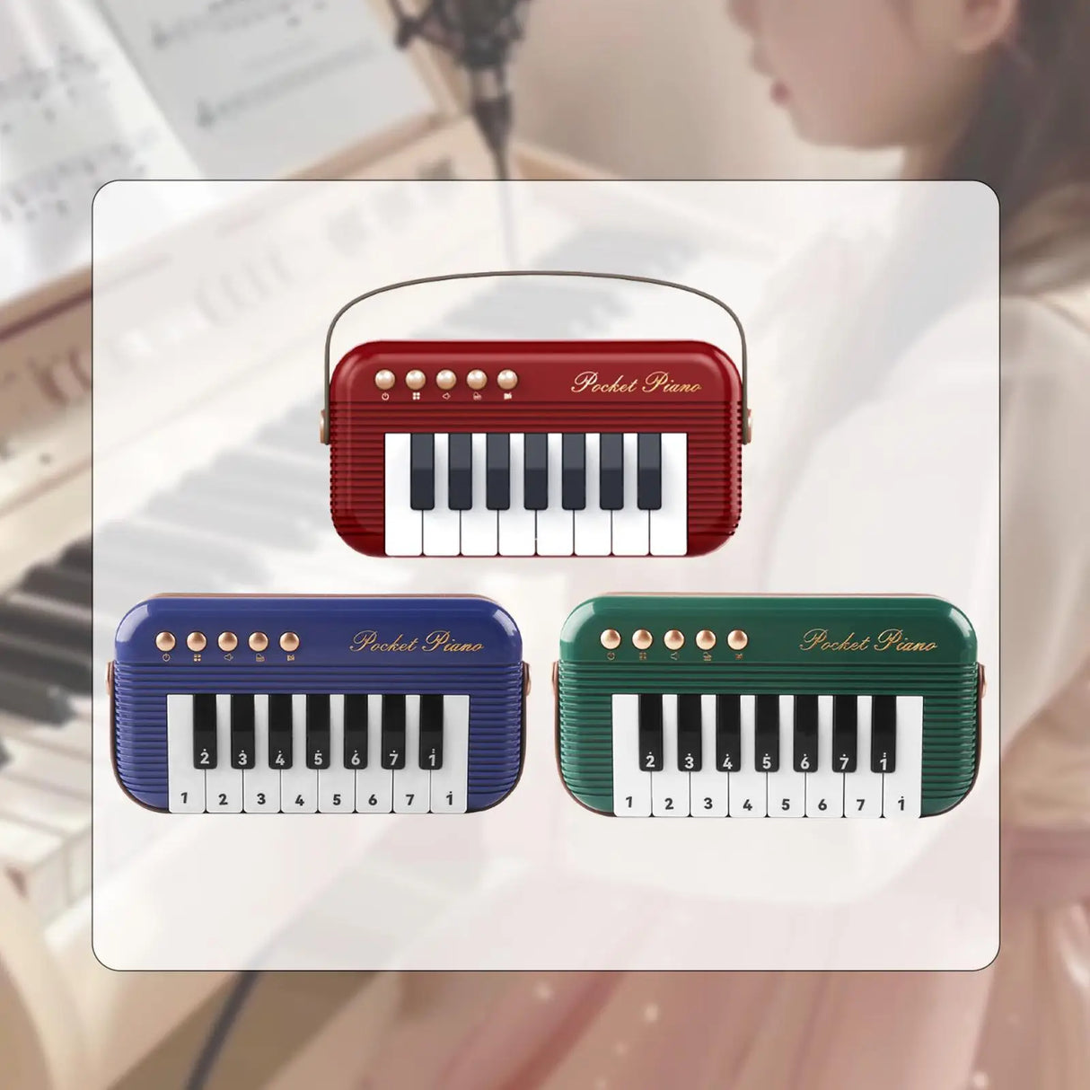 Kids Mini Piano Keyboard Learning Toy