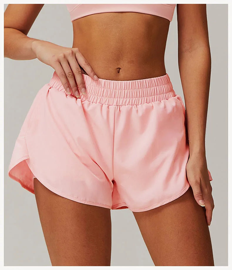 Women's Pocket Quick-Dry Yoga Shorts