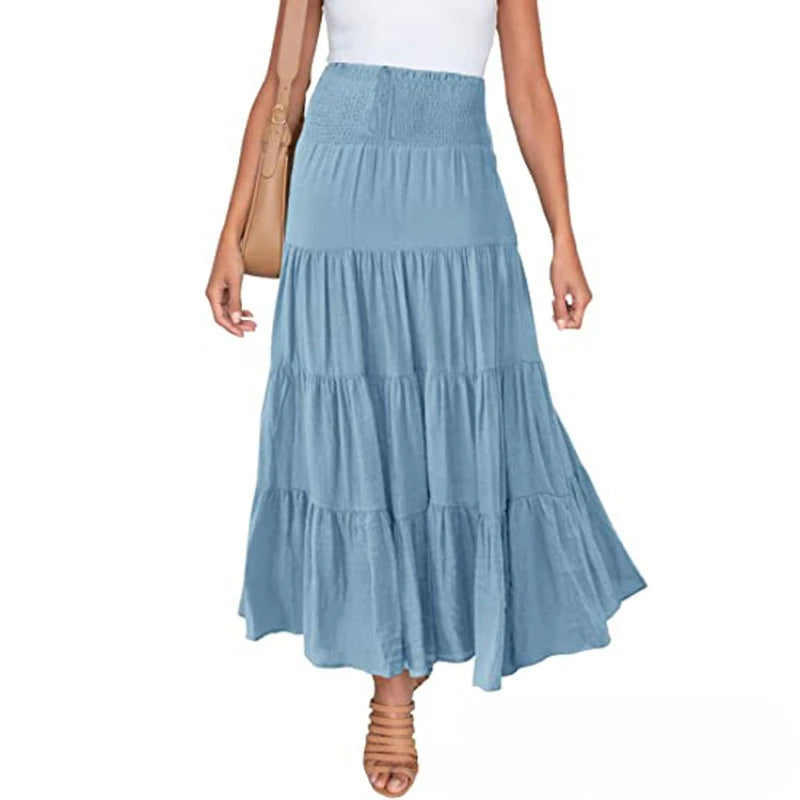Women Boho Maxi Skirt