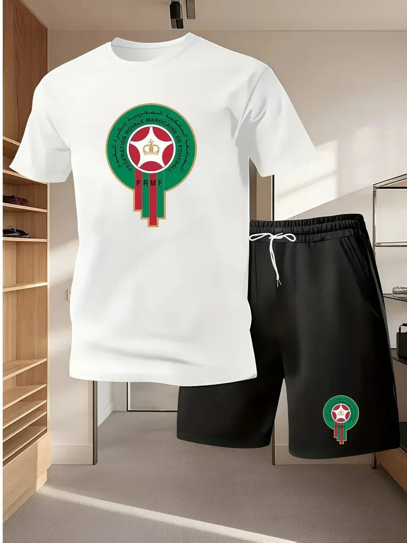 Men Printed Sportswear Set