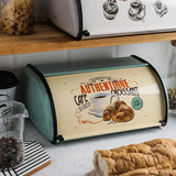 Metal Bread Box with Lid