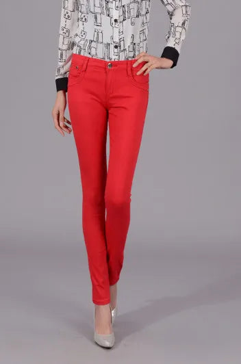 Women White Office Pants