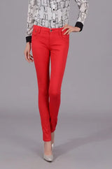 Women White Office Pants