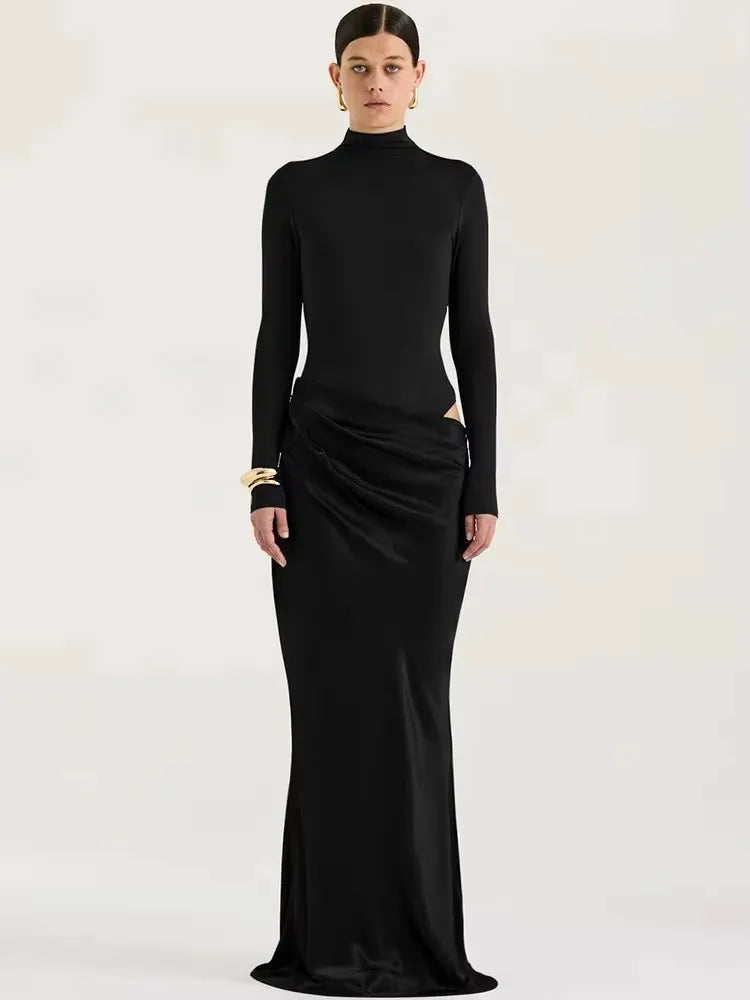 Luxe One-Shoulder Satin Gown