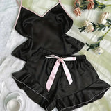 Women's Satin Pajama Set