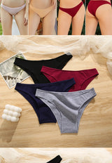Women Cotton Panties Set (5pcs)