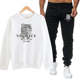 Men's Printed Sweatshirt Tracksuit