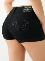 Women's Y2K Low Waist Denim Shorts