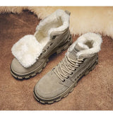 Women Winter Warm Plush Snow Boots