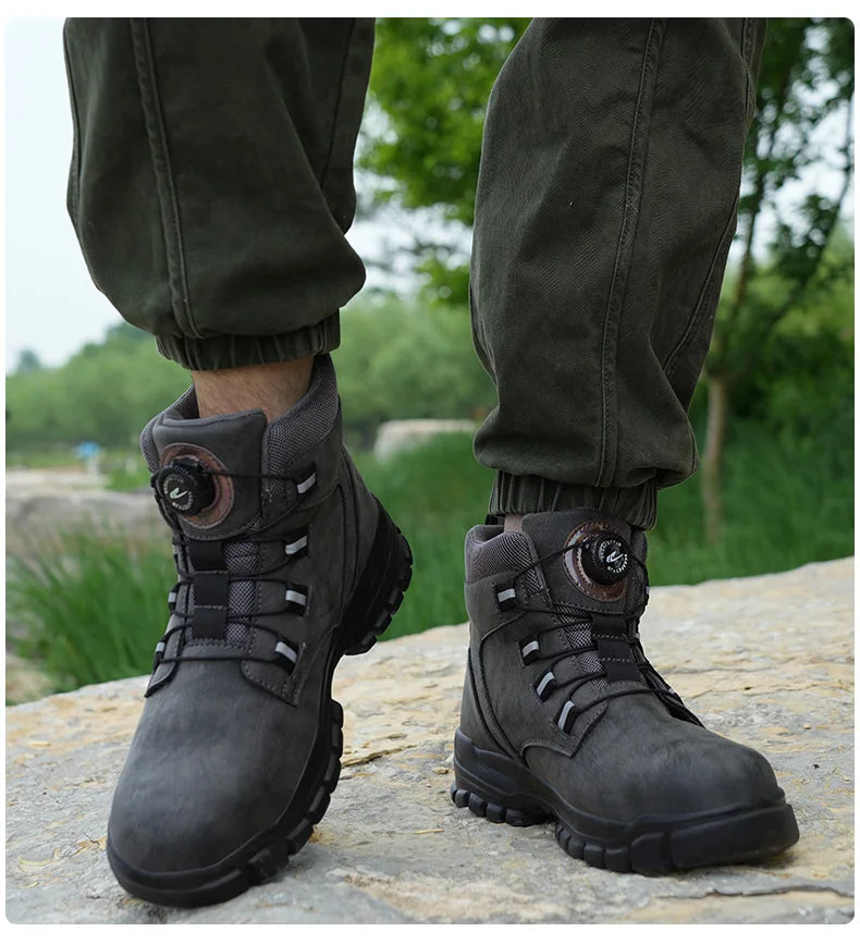 Men Waterproof Safety Work Boots