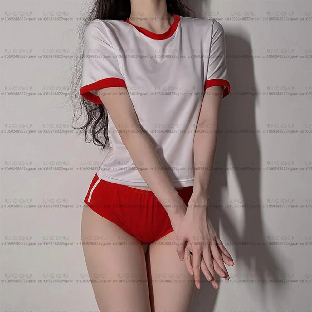 Cute College Cheerleader Cosplay Costume