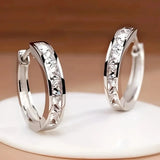 CZ Hoop Earrings