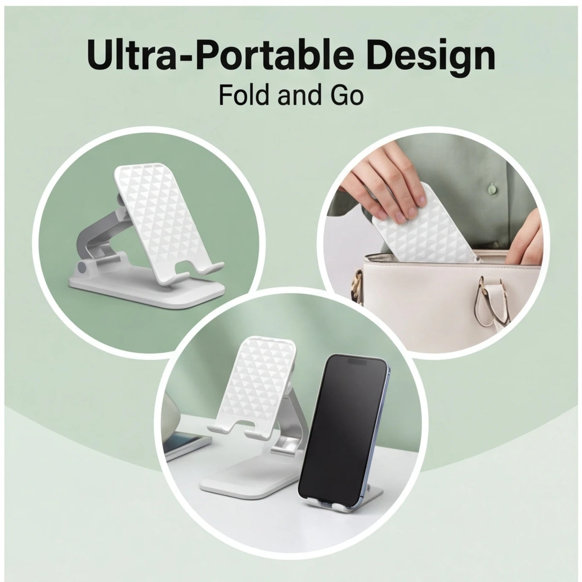 Universal Adjustable Phone & Tablet Stand for Desk
