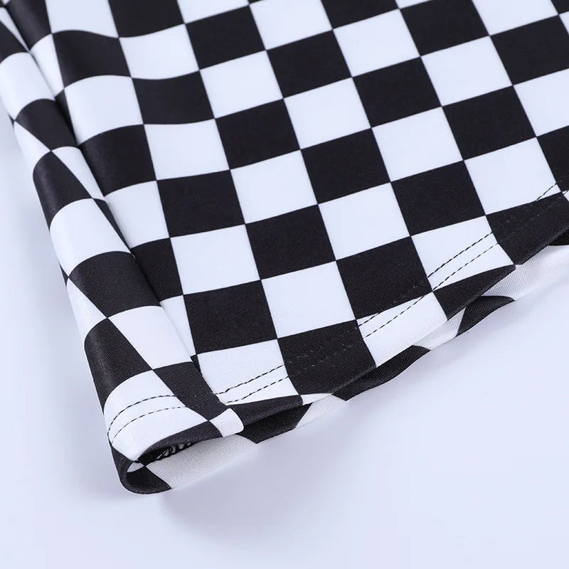 Women Colorblock Pleated Skirt