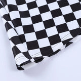 Women Colorblock Pleated Skirt