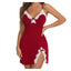 Lace Trim Babydoll Dress