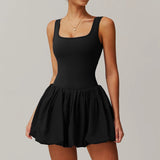 Women Tennis Skirt Yoga Jumpsuit