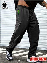 Men's Plus Size Cargo Pants – Multi Pocket