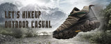 Men Leather Outdoor Trekking Shoes
