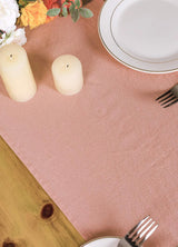 Cotton Sage Green Table Runner