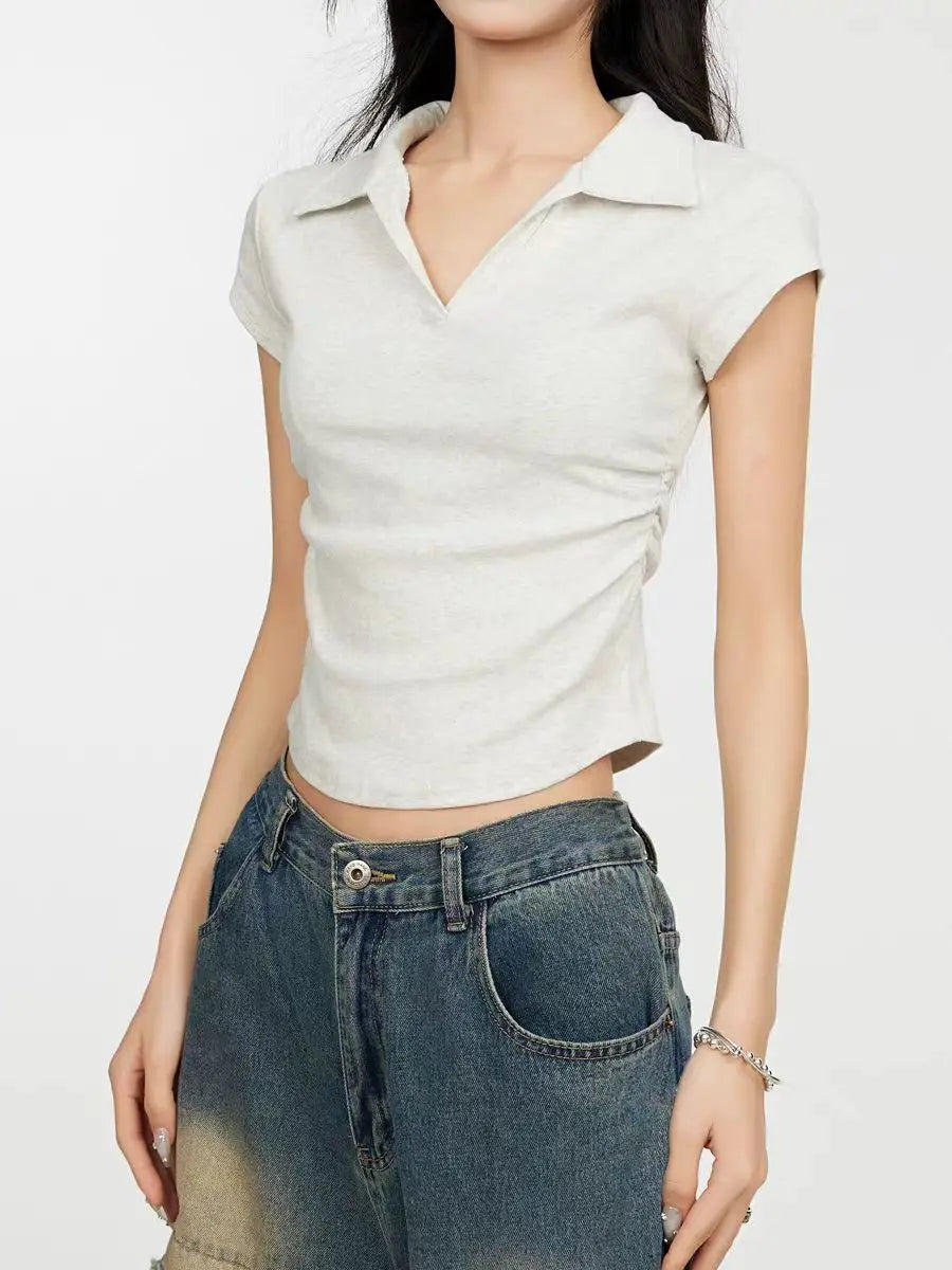 Luna Essential Crop Polo