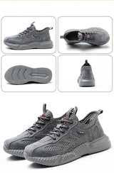 Men Lightweight Safety Work Shoes