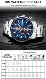 CURREN Luxury Men’s Quartz Chronograph Watch