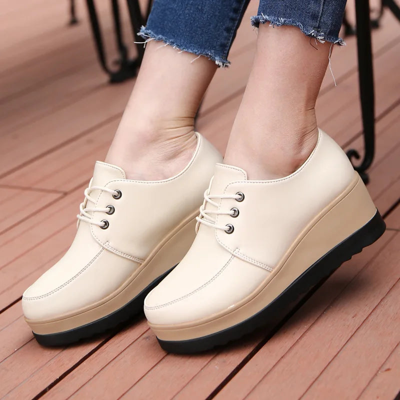 Women Platform Oxfords – 2025