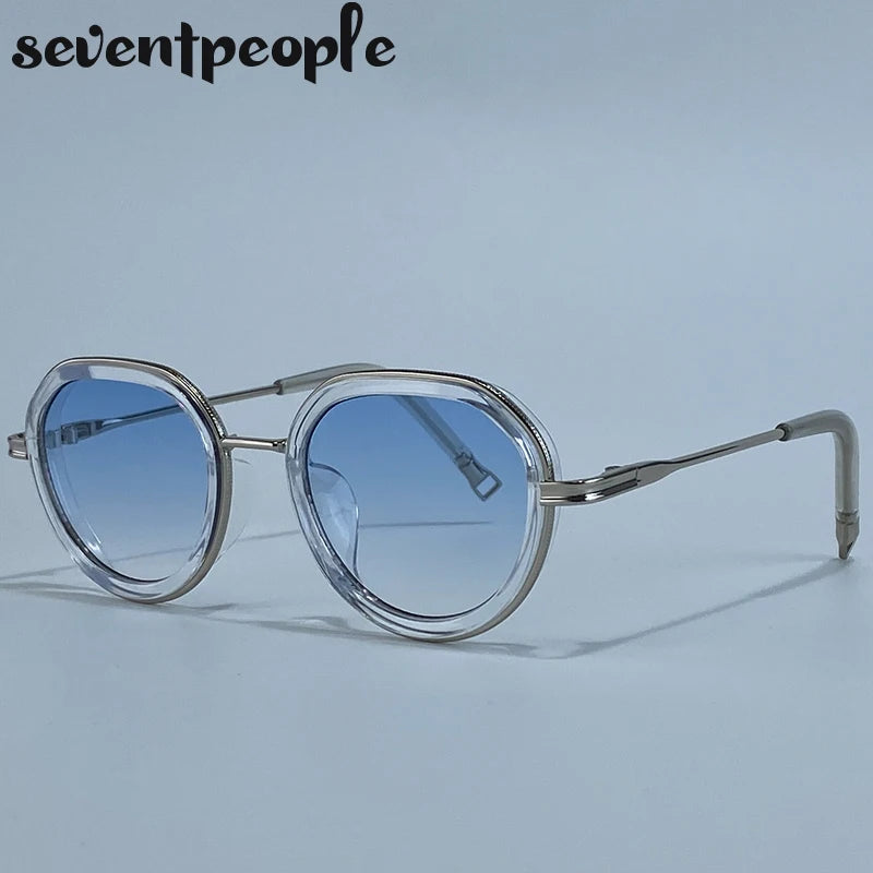 Vintage Round Metal Sunglasses