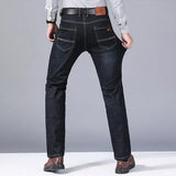 Men's Classic Black Jeans Plus Size
