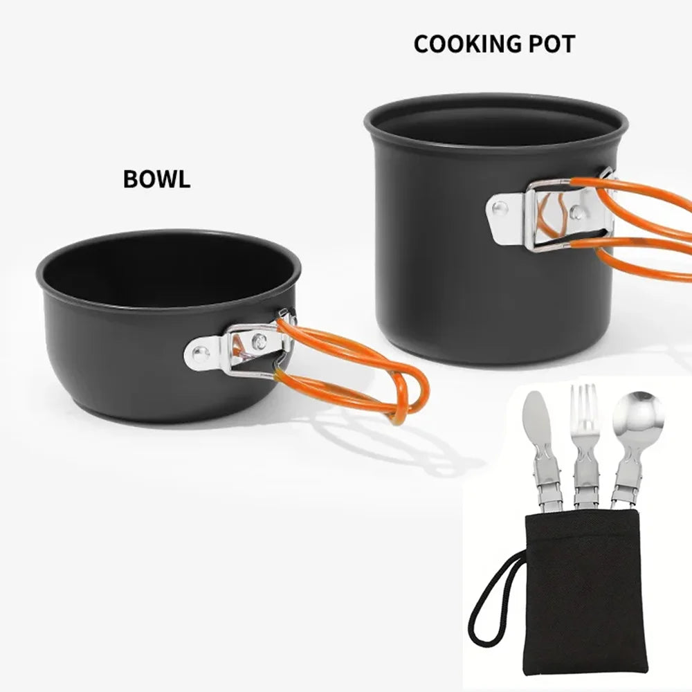 Camping Pots Cookware Set