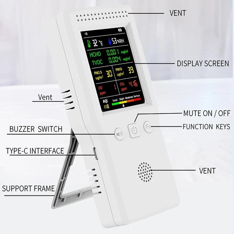 9-in-1 Air Quality Detector