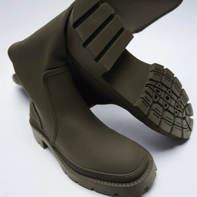 Women Punk Boots – 2025 Knee-High