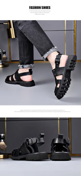 Executive Leather Gladiator Sandals