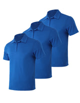 Men Slim Fit 3-Pack Polo Shirts