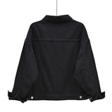 Pure Color Women's Denim Jacket