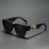 Signature Leopard Square Sunglasses