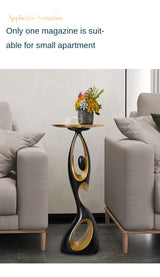Abstract Sofa Side Table