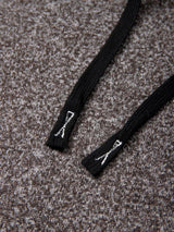 Men's Long Hooded Knit Jacket